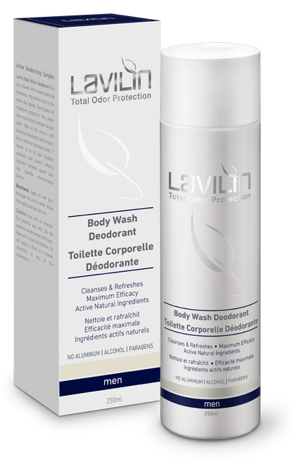 Lavilin body wash deodorant for men